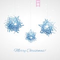 Geometric christmas ball. Holidays Background Royalty Free Stock Photo