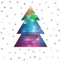 Geometric christmas tree