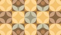 Geometric circle pattern, retro, abstract, design, texture, Stock Photo, Generative AI Royalty Free Stock Photo
