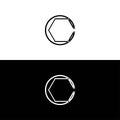 geometric circle shapes, borders, frames, logos Royalty Free Stock Photo