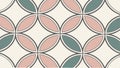 Geometric circles pattern, modern background and abstract design vector design Generative AI Royalty Free Stock Photo