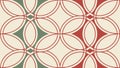 Geometric circles vector, abstract pattern design, modern background art Generative AI Royalty Free Stock Photo