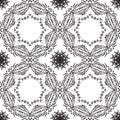 Geometric circular ornament set Royalty Free Stock Photo