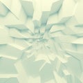 Geometric color abstract polygons wallpaper, as crack wall Royalty Free Stock Photo