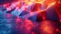 Geometric Color Dispersion - Abstract 3D Animation Loop Background