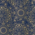 Geometric color seamless pattern Royalty Free Stock Photo