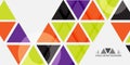 Geometric colorful abstract background graphics template Royalty Free Stock Photo