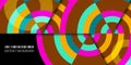 Geometric colorful strips abstract background design template Royalty Free Stock Photo