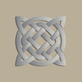 Geometric cross celtic symbol