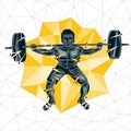 Geometric Crossfit concept