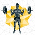 Geometric Crossfit concept