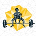 Geometric Crossfit concept