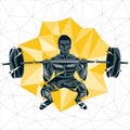 Geometric Crossfit concept