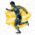 Geometric Crossfit concept Royalty Free Stock Photo