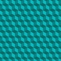 Geometric cube Pattern. Blue Background Royalty Free Stock Photo