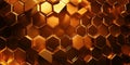 A geometric 3D background showcasing an intricate array of interlocking cubes, each with a glossy,