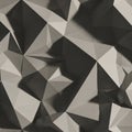 Geometric 3D pattern with triangular facets. The design consists of repeating, angular shapes Royalty Free Stock Photo