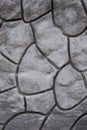 Geometric decorative pattern texture on cement concrete wall Royalty Free Stock Photo