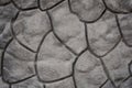 Geometric decorative pattern texture on cement concrete wall Royalty Free Stock Photo