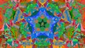 Geometric design, Mosaic of a vector kaleidoscope, Pattern for busines ad, booklets, leaflets.