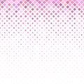 Geometric diagonal rounded square pattern - vector mosaic tile background graphic Royalty Free Stock Photo
