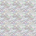 Geometric diagonal square mosaic tile pattern background - seamless graphic design Royalty Free Stock Photo