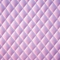 Geometric diamond pattern quilted PU leather in neon light