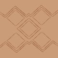 Geometric Diamond Shapes on a Warm Earth-Toned Background Pattern Royalty Free Stock Photo
