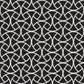 Abstract Art Deco Seamless Background. Geometric Fish Scale Pattern. Royalty Free Stock Photo