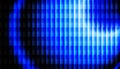 Dark Futuristic Pixel Grid Gradient Background with Intense Blue Flare and Glass Effect Royalty Free Stock Photo