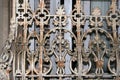 Geometric drawings in French grille