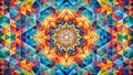 Geometric Echoes: A Visual Exploration of Infinite Repetition AI Generated