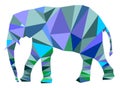 Geometric Elephant Illustration
