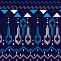 Geometric ethnic asian traditional pattern design