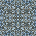 Geometric ethnic fabric. Traditional design for background, wallpaper. Ethno clothing textile print. Kaleidoscope illustration