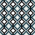 Geometric ethnic folk cross stitch embroidery seamless pattern traditional Design for background,carpet,wallpaper ,clothing,