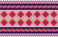 Geometric ethnic oriental ikat seamless pattern traditional Design for background,carpet,wallpaper,clothing,wrapping,Batik ,fabric Royalty Free Stock Photo