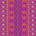 Geometric ethnic oriental seamless pattern traditional Design for background,carpet,wallpaper,clothing,wrapping,Batik,fabric, Royalty Free Stock Photo