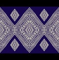 Geometric ethnic oriental seamless pattern traditional Design for background,carpet,wallpaper,clothing,wrapping,Batik,fabric, Royalty Free Stock Photo