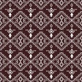 Geometric ethnic pattern.brown background.navajo. Royalty Free Stock Photo