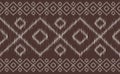Geometric ethnic pattern, Embroidery handcraft motif background, Vector line textile wallpaper design
