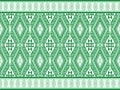 Geometric ethnic pattern seamless as traditional pattern. Ethnic pattern as diamond rectangle style with light stripe line bar. Royalty Free Stock Photo