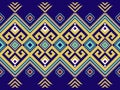 Geometric ethnic pattern seamless as traditional pattern. Design for fabric, background, wallpaper, vector, carpet, traditional. Royalty Free Stock Photo