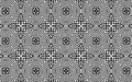 Geometric ethnic texture in doodling style. Indian background from a pattern of intertwined lines polygons squares ovals.