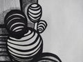 geometric figure circle object strip balloon mask illustration