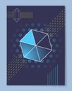 Geometric Figures Wallpaper Vector Illustration Royalty Free Stock Photo