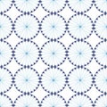 Geometric floral seamless pattern.