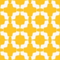 Geometric floral seamless pattern. Vector abstract texture with curved shapes Royalty Free Stock Photo