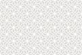 Geometric floral seamless pattern. Vector background with abstract line texture. Neutral monochrome wallpaper, grey Royalty Free Stock Photo