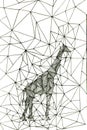 Geometric giraffe